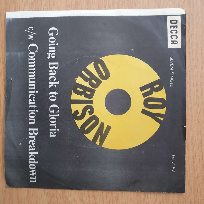 Roy Orbison  Communication Breakdown / Going Back To Gloria - Vinyl 7" Record - Very-Good+ Qua...