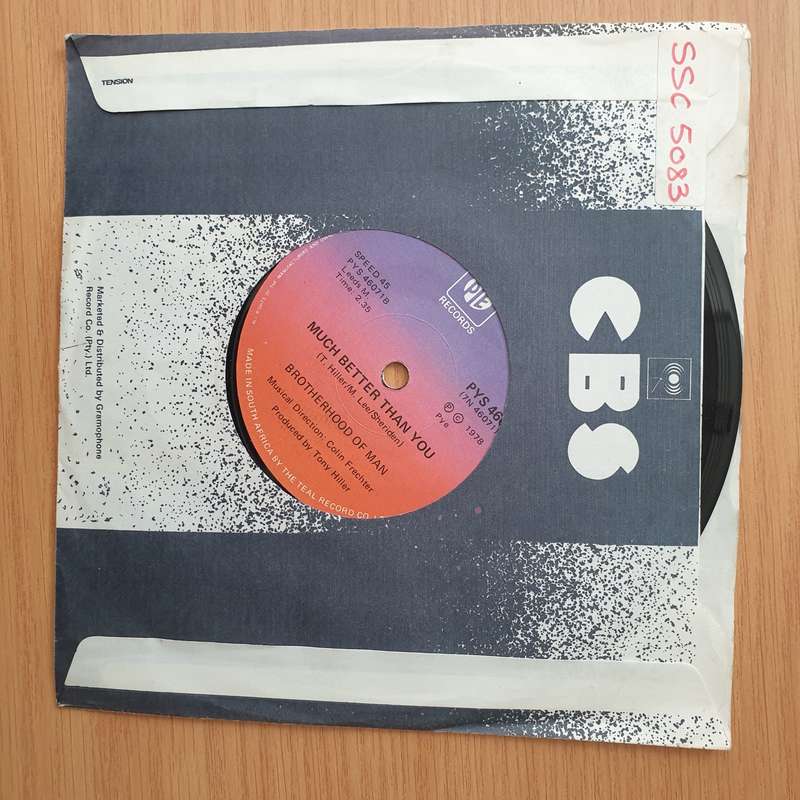Brotherhood Of Man  Beautiful Lover - Vinyl 7" Record - Very-Good+ Quality (VG+) (verygoodplus)