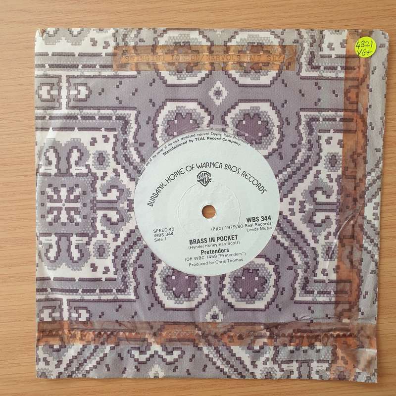 Pretenders   Brass In Pocket (Rhodesia) - Vinyl 7" Record - Very-Good+ Quality (VG+) (verygood...