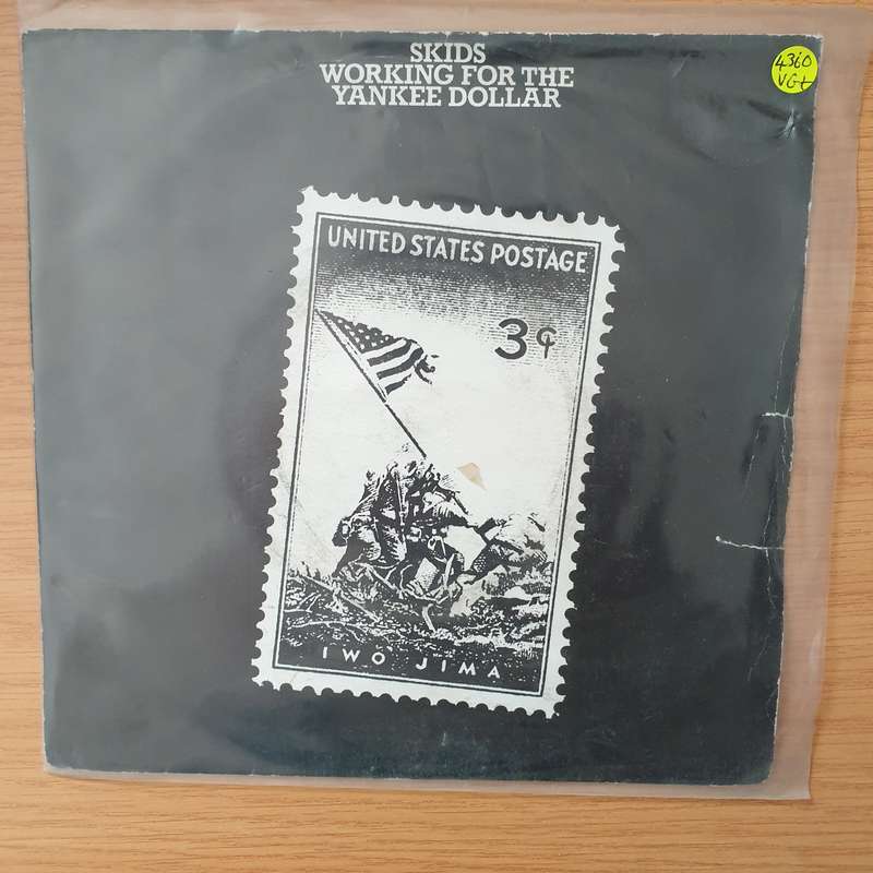 Skids  Working For The Yankee Dollar - Vinyl 7" Record - Very-Good+ Quality (VG+) (verygoodplus)