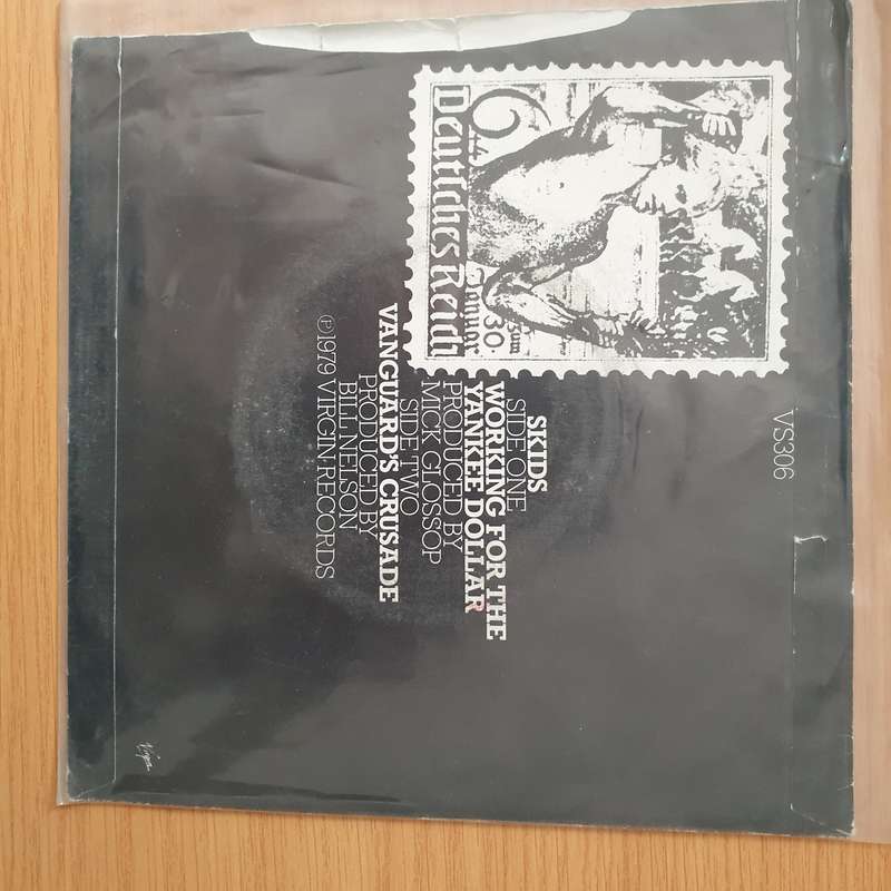 Skids  Working For The Yankee Dollar - Vinyl 7" Record - Very-Good+ Quality (VG+) (verygoodplus)