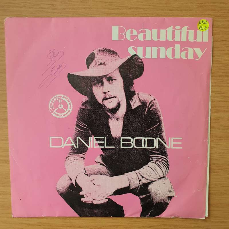 Daniel Boone  Beautiful Sunday - Vinyl 7" Record - Very-Good+ Quality (VG+) (verygoodplus)