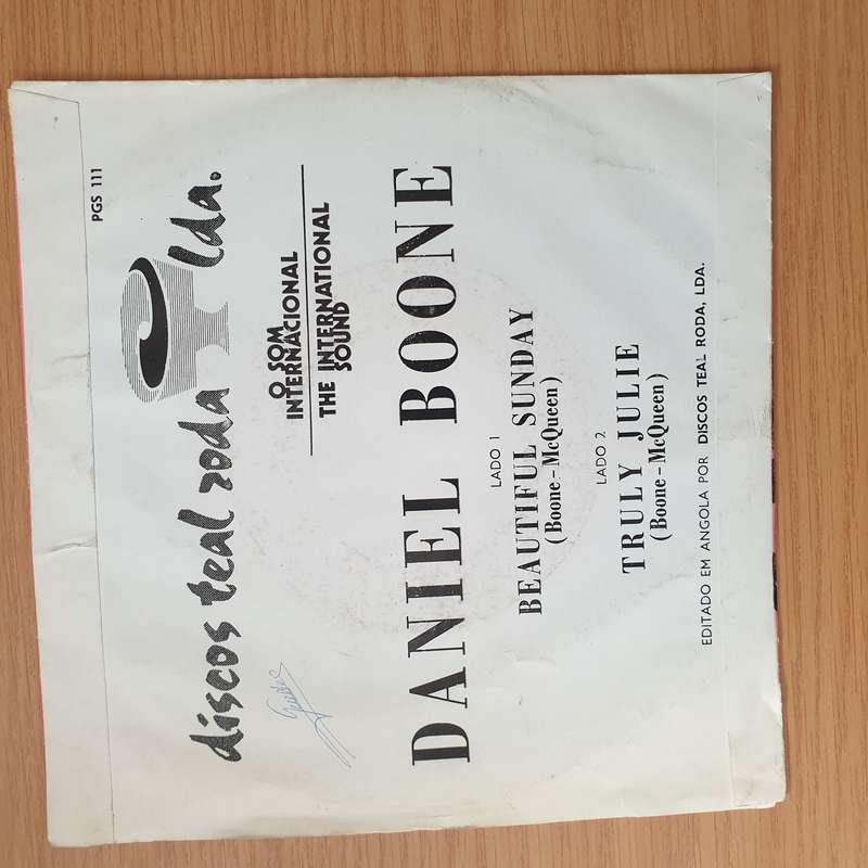 Daniel Boone  Beautiful Sunday - Vinyl 7" Record - Very-Good+ Quality (VG+) (verygoodplus)
