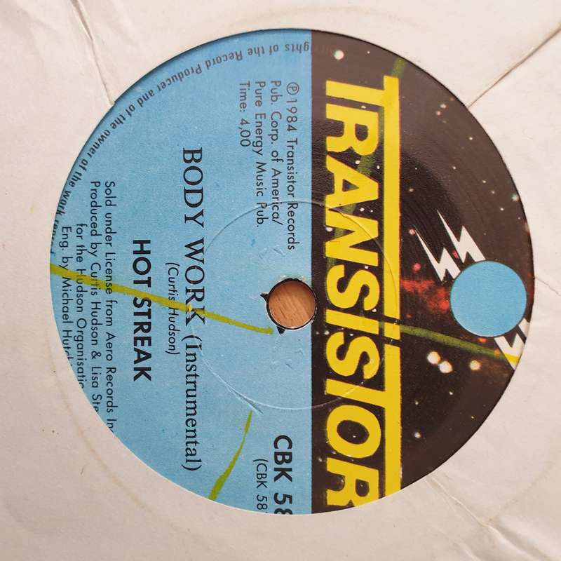 Hot Streak  Body Work - Vinyl 7" Record - Very-Good+ Quality (VG+) (verygoodplus)