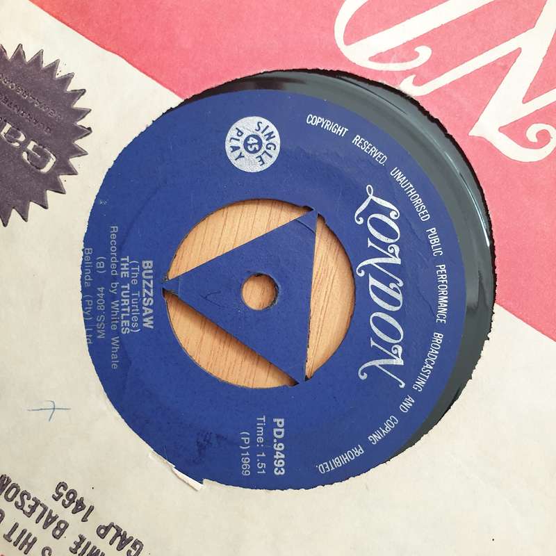 The Turtles  You Showed Me - Vinyl 7" Record - Very-Good+ Quality (VG+) (verygoodplus)