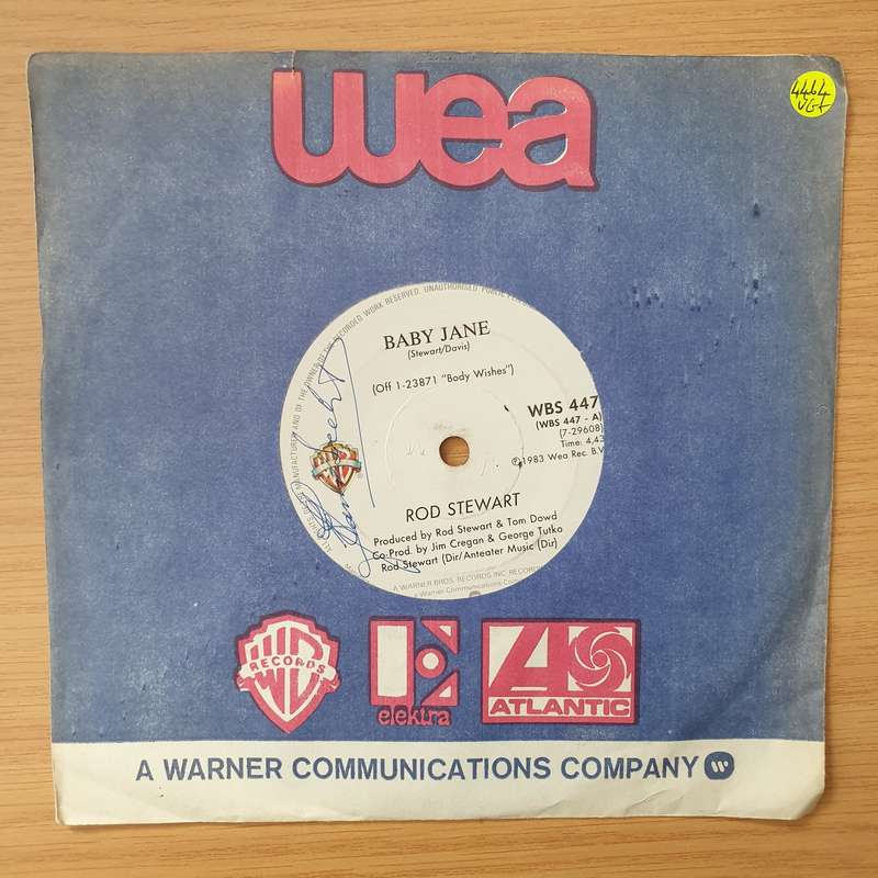 Rod Stewart  Baby Jane - Vinyl 7" Record - Very-Good+ Quality (VG+) (verygoodplus)