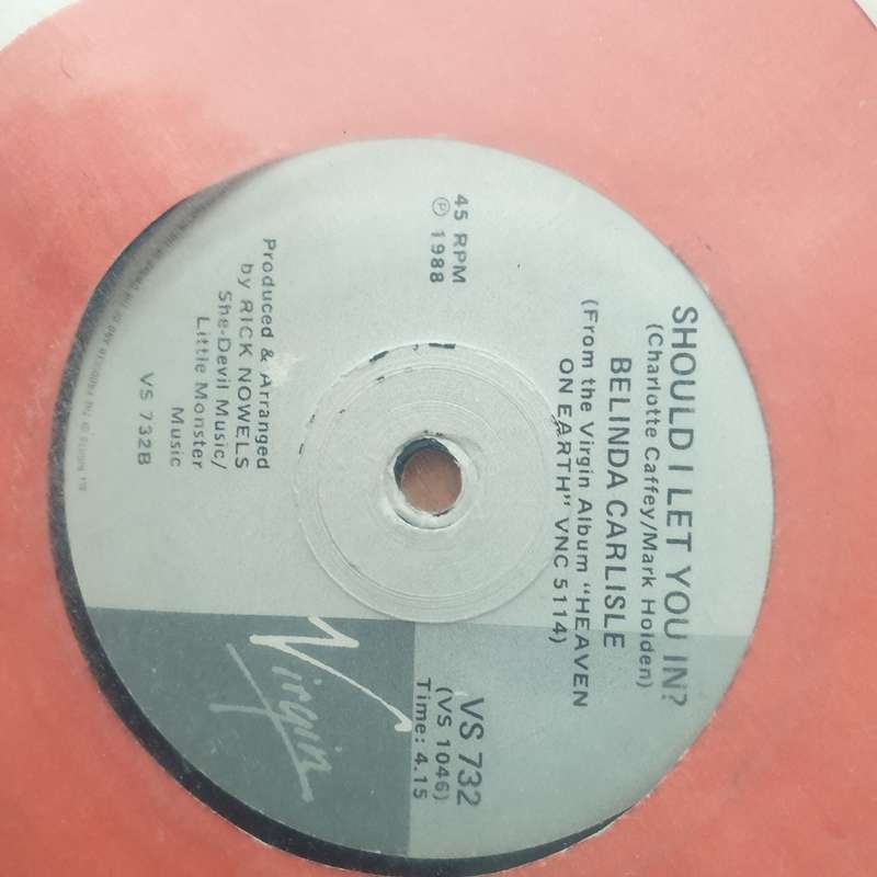 Belinda Carlisle  I Get Weak - Vinyl 7" Record - Very-Good+ Quality (VG+) (verygoodplus)