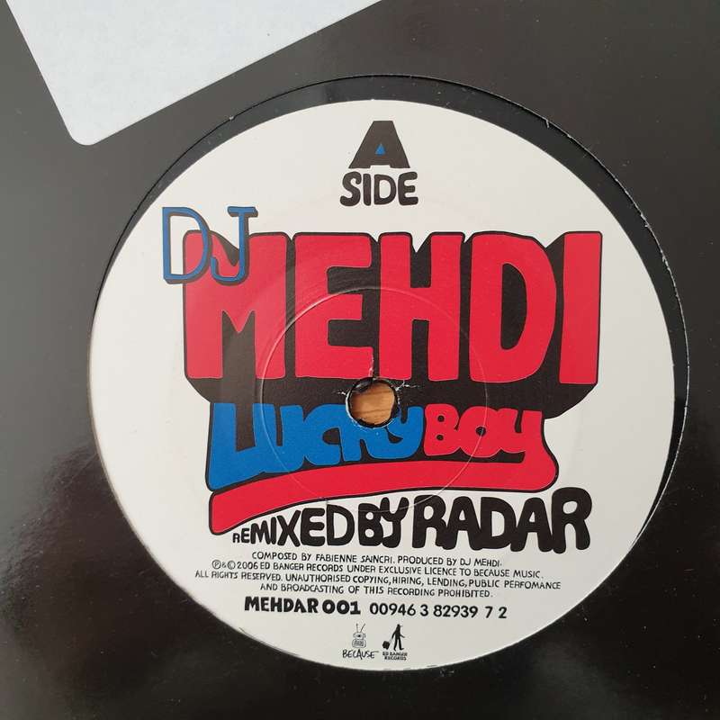 DJ Mehdi / Radar  Lucky Boy (Remixed By Radar) / 5th Columnist (DJ Mehdi Remix) - Vinyl 7" Rec...