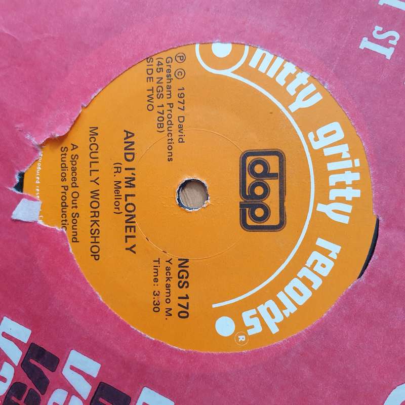 McCully Workshop  Chinese Junkman - Vinyl 7" Record - Very-Good+ Quality (VG+) (verygoodplus)
