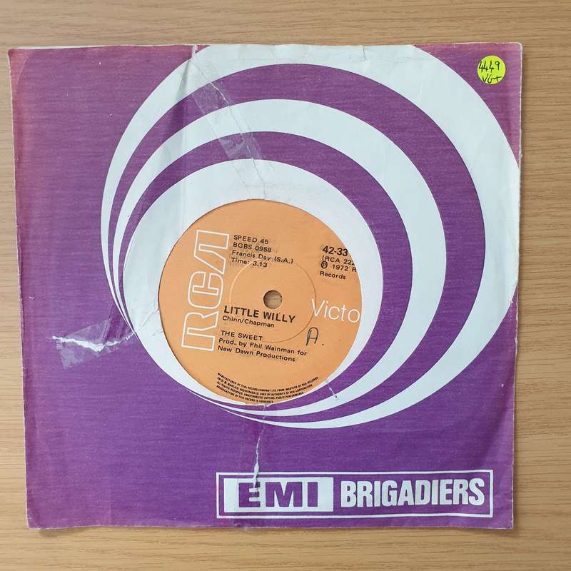 The Sweet  Little Willy - Vinyl 7" Record - Very-Good+ Quality (VG+) (verygoodplus)