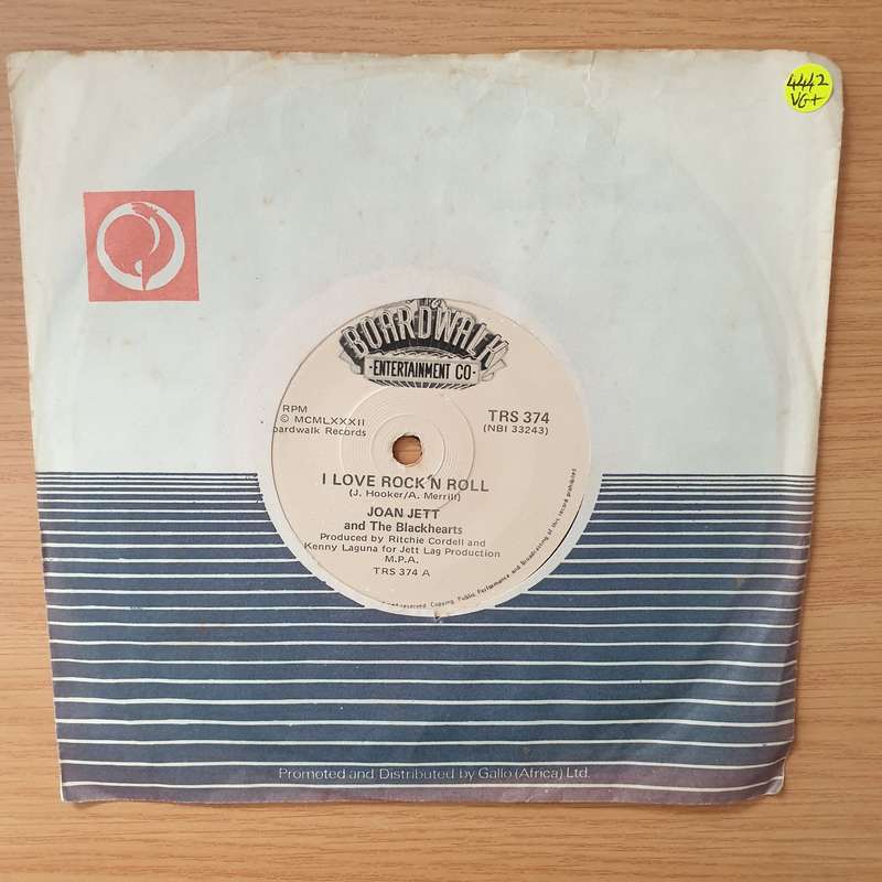 Joan Jett And The Blackhearts  I Love Rock'N Roll - Vinyl 7" Record - Very-Good+ Quality (VG+)...