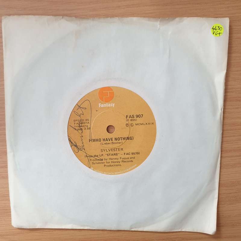 Sylvester  I (Who Have Nothing) - Vinyl 7" Record - Very-Good+ Quality (VG+) (verygoodplus)