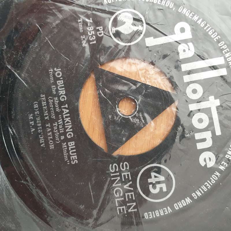 Jeremy Taylor  Ag, Pleez Daddy (Ballad Of The Southern Suburbs) - Vinyl 7" Record - Very-Good+...