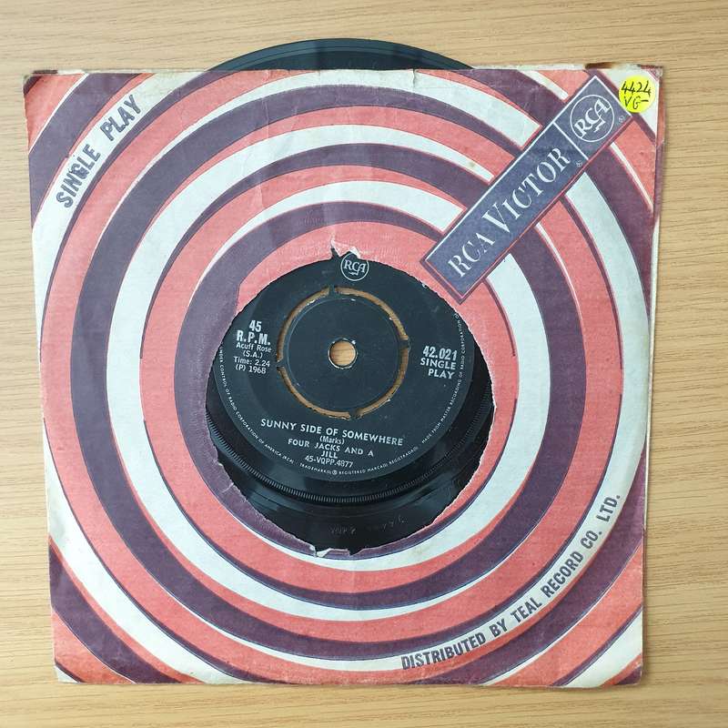 Four Jacks And A Jill  Mister Nico / Sunny Side Of Somewhere - Vinyl 7" Record - Very-Good Qua...