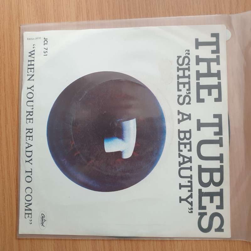 The Tubes  She's A Beauty - Vinyl 7" Record - Very-Good+ Quality (VG+) (verygoodplus)