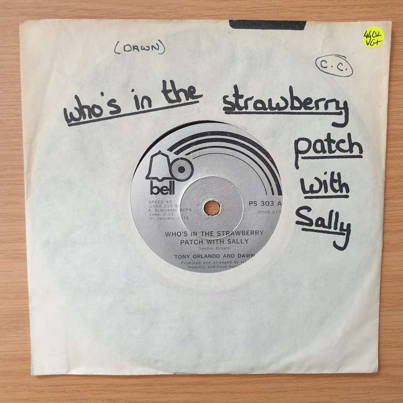 Tony Orlando And Dawn  Whos In The Strawberry Patch With Sally / Ukulele Man - Vinyl 7" Record...