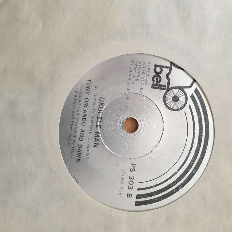 Tony Orlando And Dawn  Whos In The Strawberry Patch With Sally / Ukulele Man - Vinyl 7" Record...