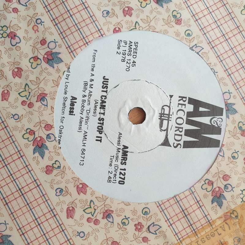 Alessi  Dancing In The Halls Of Love - Vinyl 7" Record - Very-Good+ Quality (VG+) (verygoodplus)
