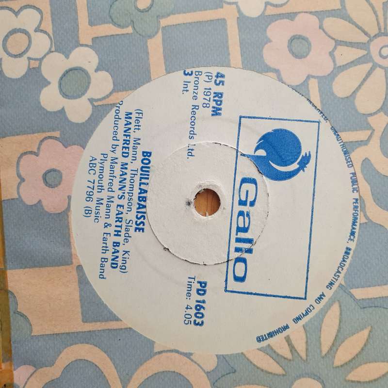 Manfred Mann's Earth Band  Davy's On The Road Again (Rhodesia) - Vinyl 7" Record - Very-Good+ ...