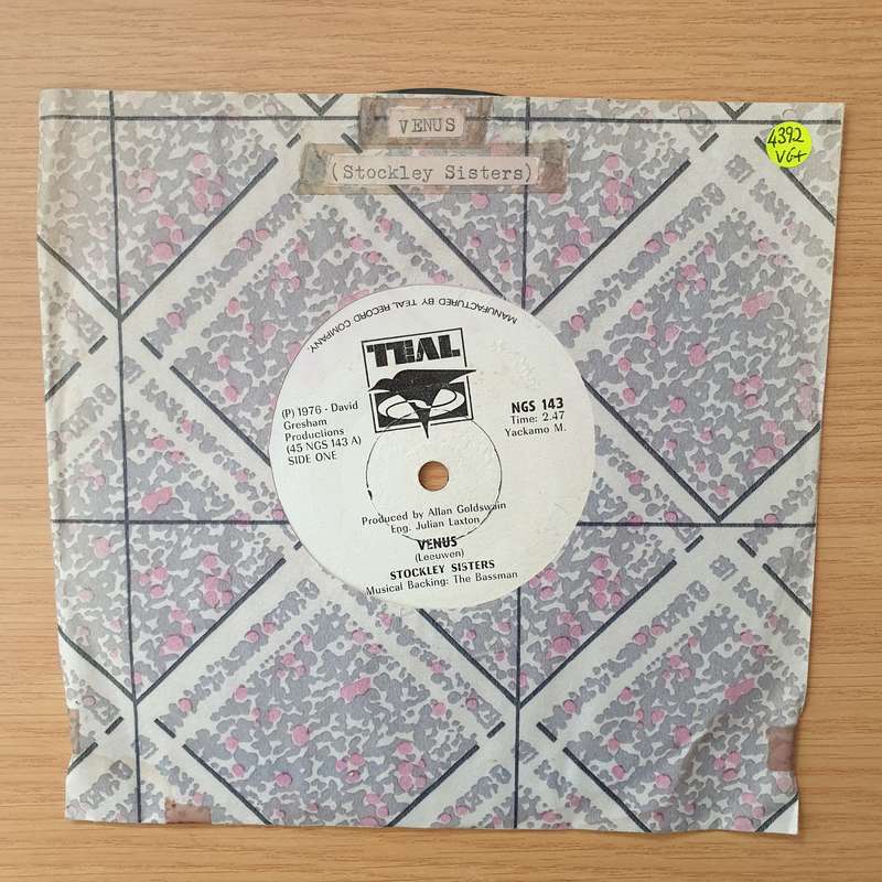 The Stockley Sisters  Venus / Running Free (Rhodesia) - Vinyl 7" Record - Very-Good+ Quality (...