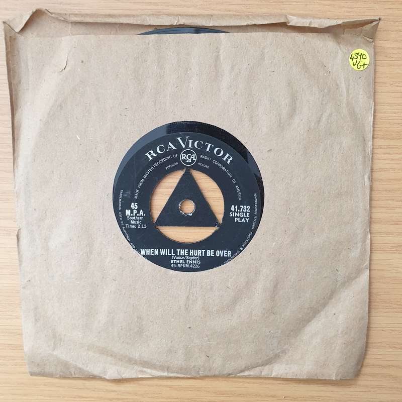 Ethel Ennis  The Boy From Ipanema / When Will The Hurt Be Over - Vinyl 7" Record - Very-Good+ ...