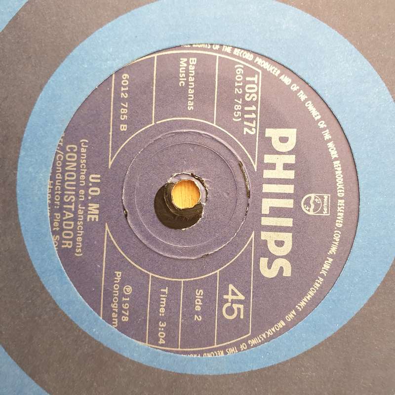 Conquistador  Argentina - Vinyl 7" Record - Very-Good+ Quality (VG+) (verygoodplus)