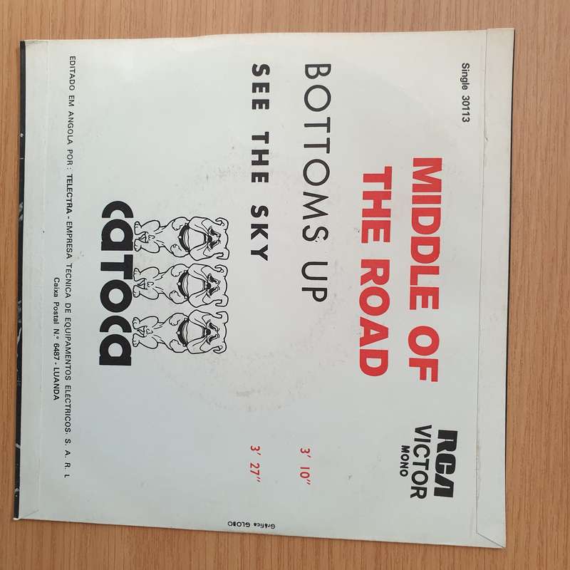 Middle Of The Road  Bottoms Up - Vinyl 7" Record - Very-Good+ Quality (VG+) (verygoodplus)