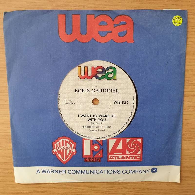 Boris Gardiner  I Want To Wake Up With You - Vinyl 7" Record - Very-Good+ Quality (VG+) (veryg...