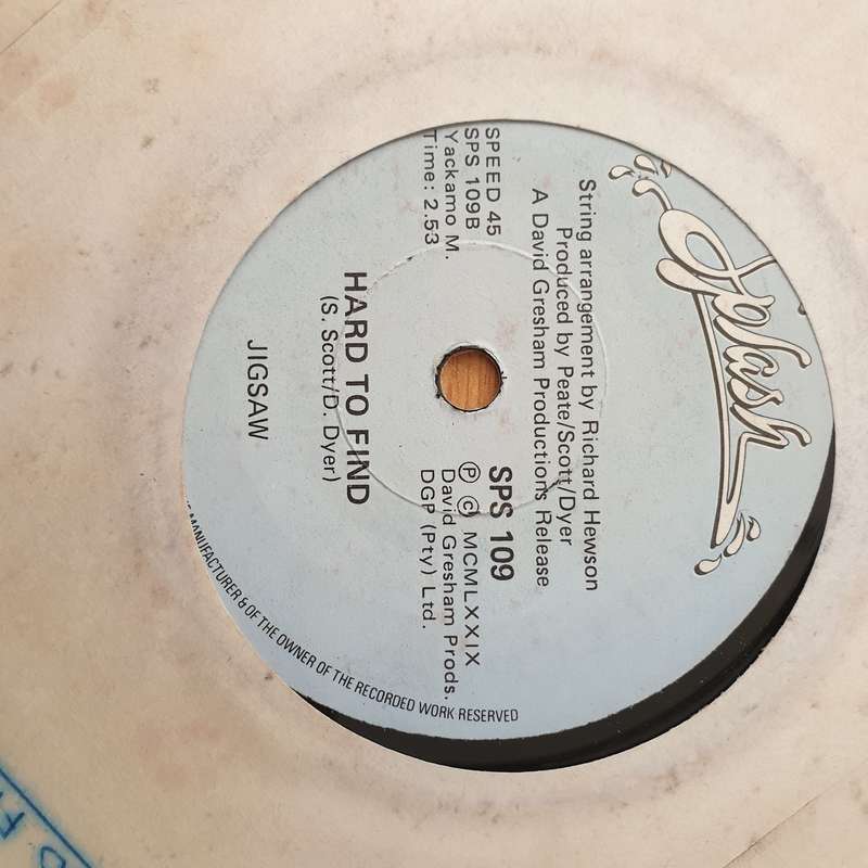 Jigsaw   Sky High / Hard To Find - Vinyl 7" Record - Very-Good+ Quality (VG+) (verygoodplus)