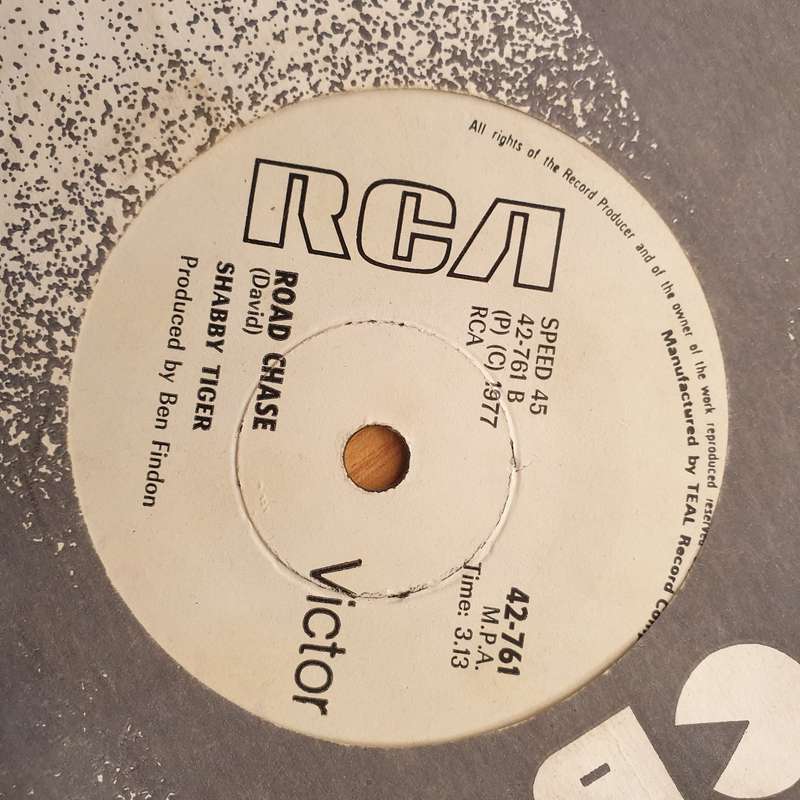 Shabby Tiger  Slow Down - Vinyl 7" Record - Very-Good Quality (VG) (vgood)