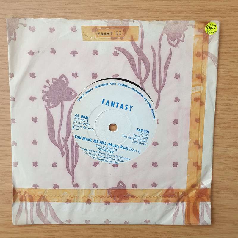 Sylvester  You Make Me Feel (Mighty Real) (Rhodesia) - Vinyl 7" Record - Very-Good+ Quality (V...