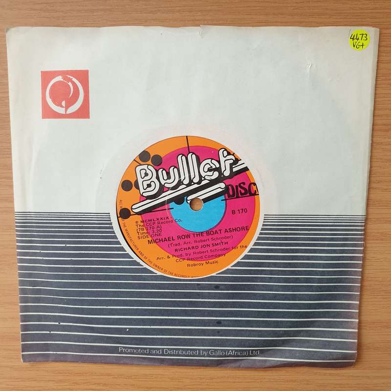 Richard Jon Smith  Michael Row The Boat Ashore / Conversation - Vinyl 7" Record - Very-Good+ Q...