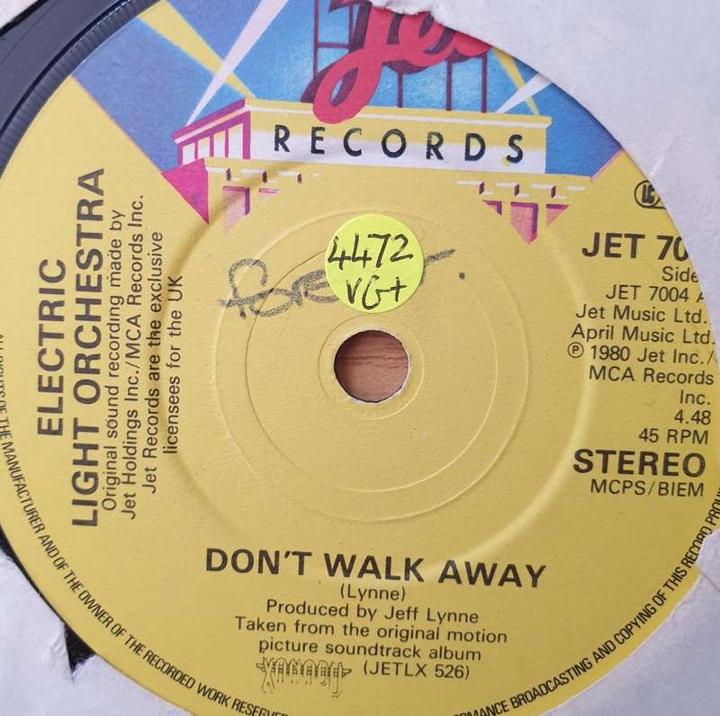 Electric Light Orchestra  Don't Walk Away - Vinyl 7" Record - Very-Good+ Quality (VG+) (verygo...