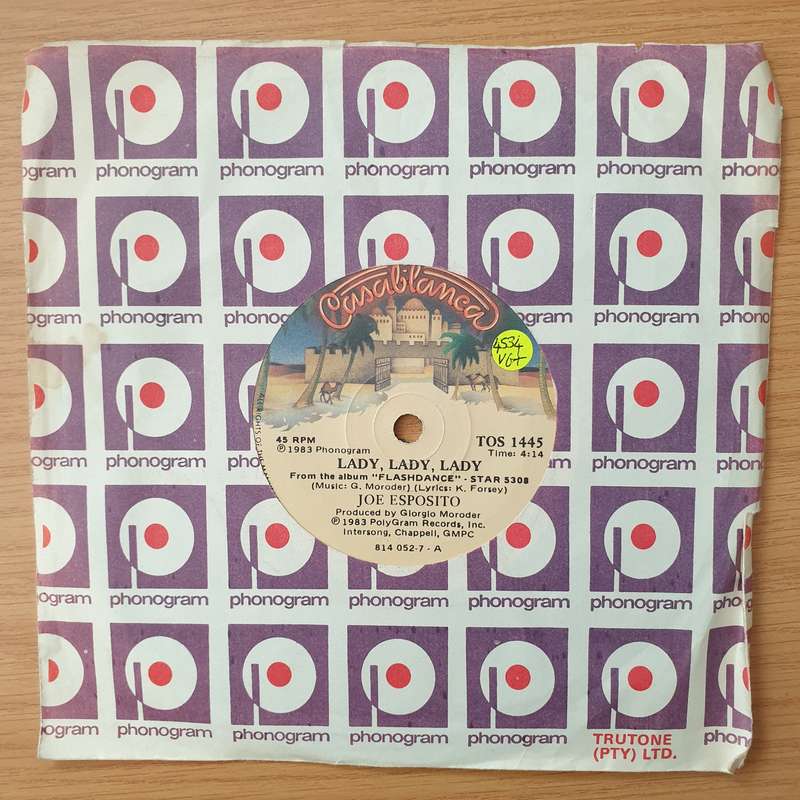 Joe Esposito / Shandi  Lady, Lady, Lady / He's A Dream -  Vinyl 7" Record - Very-Good+ Quality...
