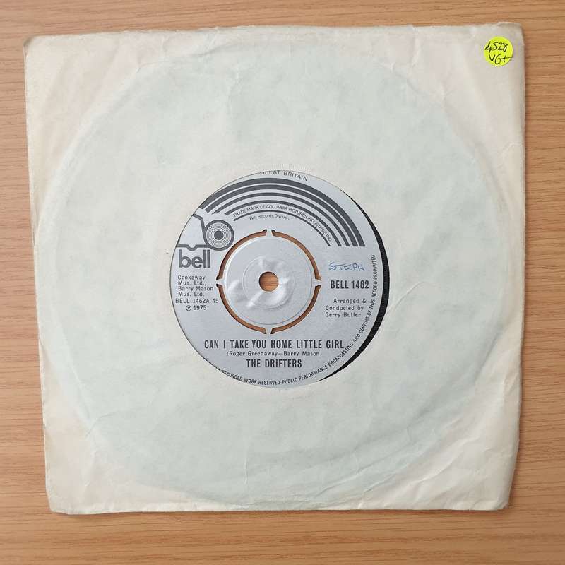The Drifters  Can I Take You Home Little Girl -  Vinyl 7" Record - Very-Good+ Quality (VG+) (v...