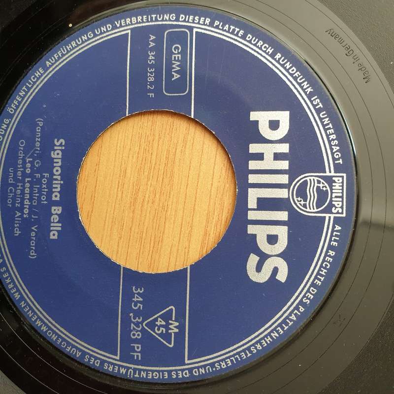 Leo Leandros  Signorina Bella -  Vinyl 7" Record - Very-Good+ Quality (VG+) (verygoodplus)