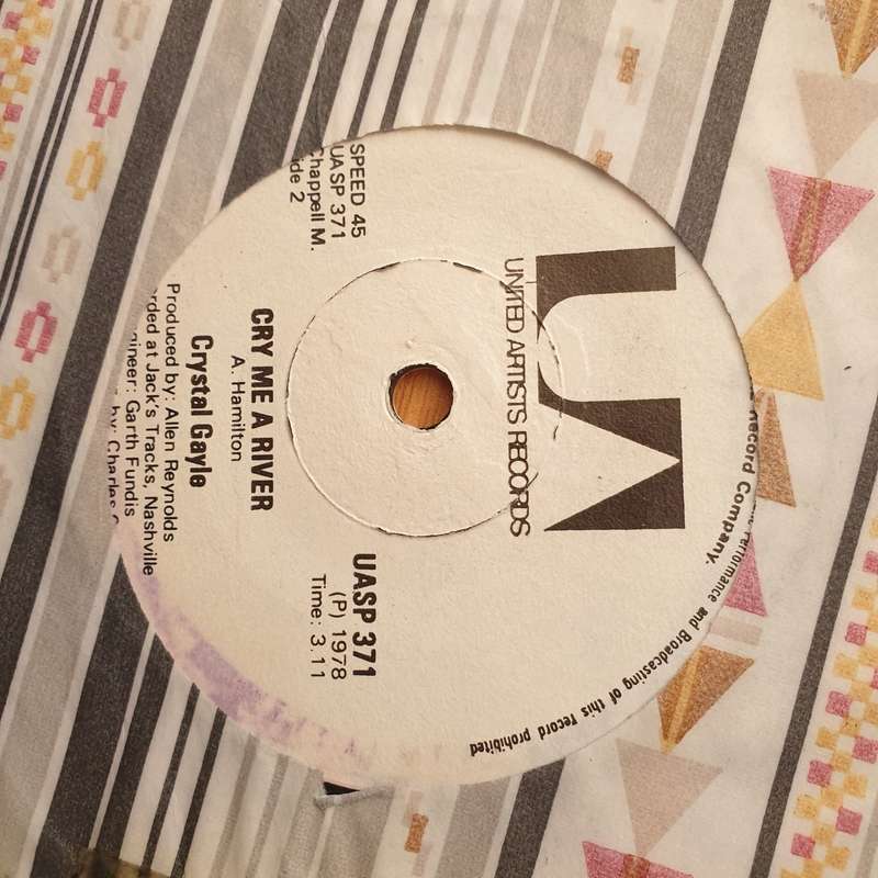 Crystal Gayle  Why Have You Left The One You Left Me For (Rhodesia) -  Vinyl 7" Record - Very-...