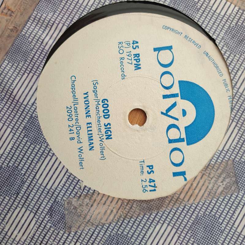 Yvonne Elliman   I Can't Get You Outa My Mind (Rhodesia) -  Vinyl 7" Record - Very-Good+ Quali...