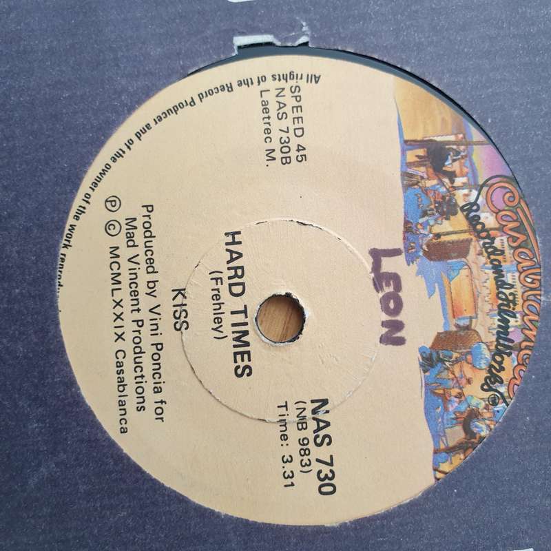 Kiss  I Was Made For Loving You -  Vinyl 7" Record - Very-Good+ Quality (VG+) (verygoodplus)