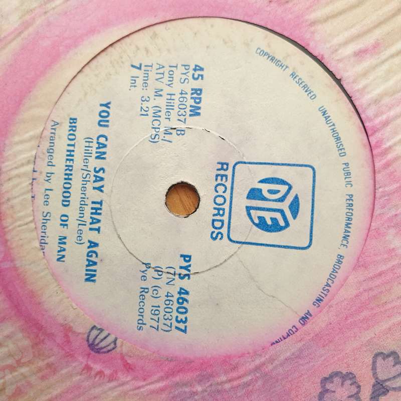 Brotherhood Of Man  Figaro (Rhodesia) -  Vinyl 7" Record - Very-Good+ Quality (VG+) (verygoodp...