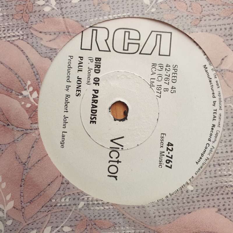 Paul Jones  Stop, Stop, Stop / Bird Of Paradise (Rhodesia) -  Vinyl 7" Record - Very-Good+ Qua...