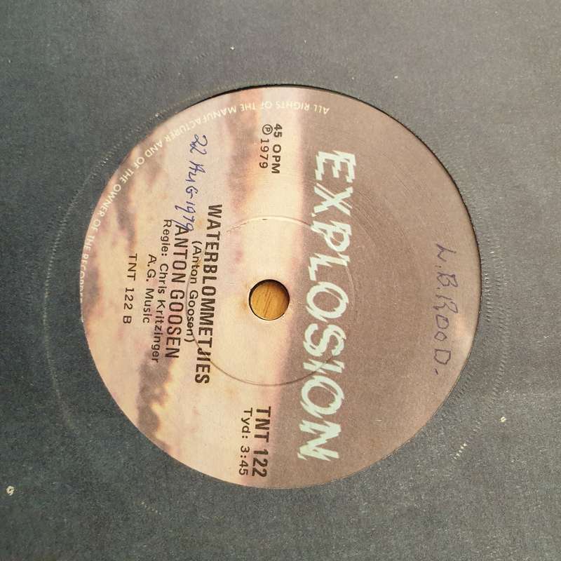 Anton Goosen  Kruidjie-Roer-My-Nie -  Vinyl 7" Record - Very-Good+ Quality (VG+) (verygoodplus)