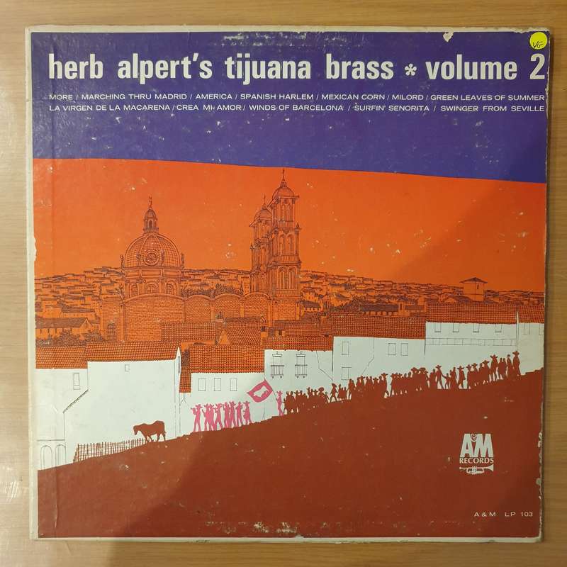 Herb Alpert's Tijuana Brass  Herb Alpert's Tijuana Brass, Vol. 2 - Vinyl LP Record - Very-Good...