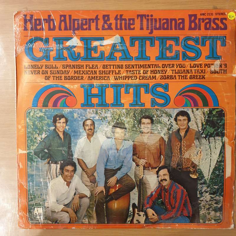 Herb Alpert & The Tijuana Brass  Greatest Hits - Vinyl LP Record - Very-Good+ Quality (VG+) (v...