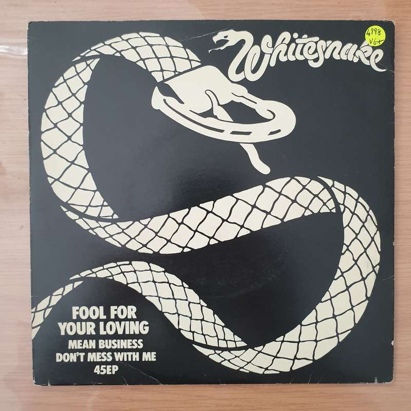 Whitesnake  Fool For Your Loving -  Vinyl 7" Record - Very-Good+ Quality (VG+) (verygoodplus)