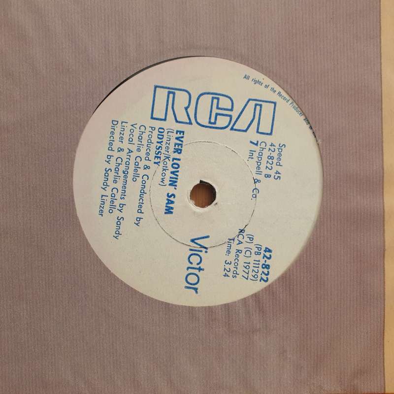 Odyssey  Native New Yorker (Rhodesia) -  Vinyl 7" Record - Very-Good+ Quality (VG+) (verygoodp...