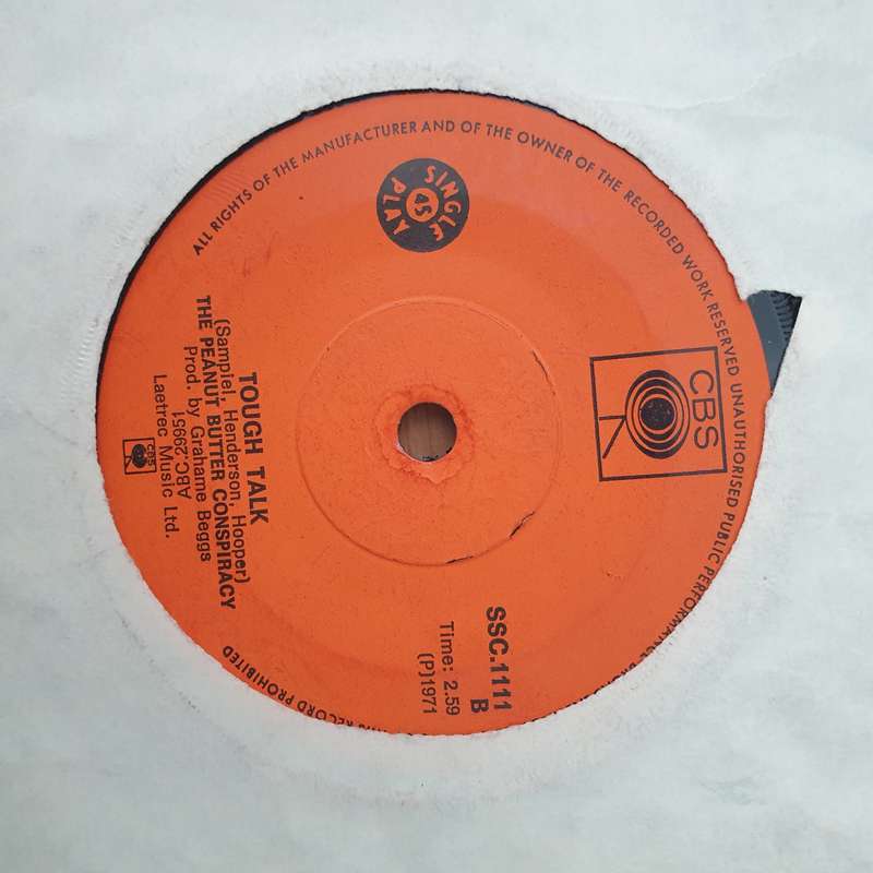 The Peanut Butter Conspiracy  Understanding / Tough Talk -  Vinyl 7" Record - Very-Good+ Quali...