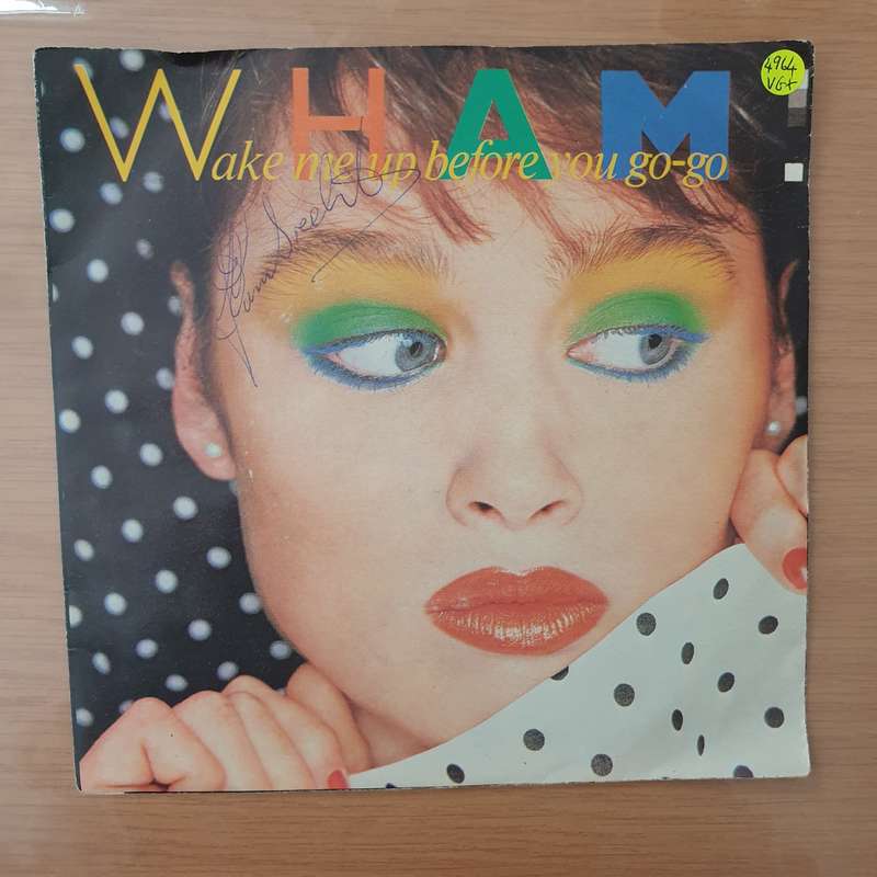 Wham!  Wake Me Up Before You Go-Go -  Vinyl 7" Record - Very-Good+ Quality (VG+) (verygoodplus)