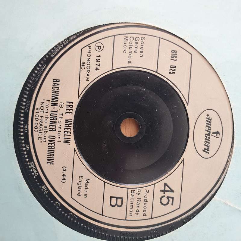 Bachman-Turner Overdrive  You Ain't Seen Nothing Yet / Free Wheelin' -  Vinyl 7" Record - Very...