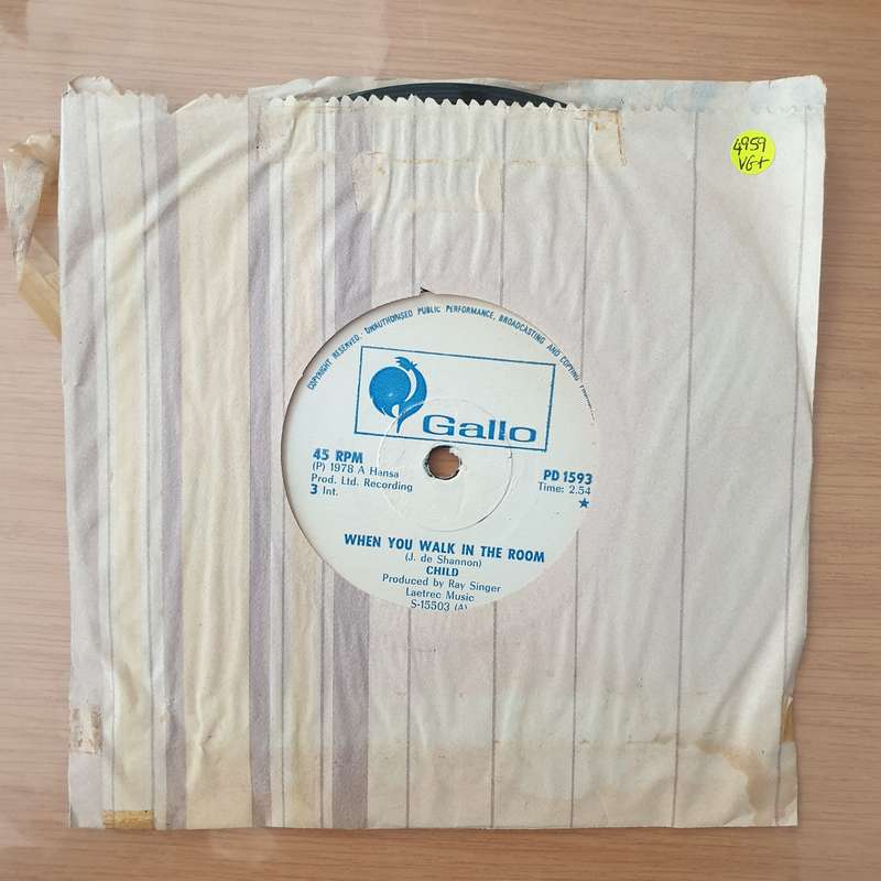 Child  When You Walk In The Room (Rhodesia) -  Vinyl 7" Record - Very-Good+ Quality (VG+) (ver...